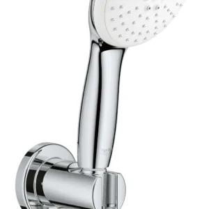 מערכת רחצה למקלחת עם נק' מים TEMPESTA 110 כרום ניקל