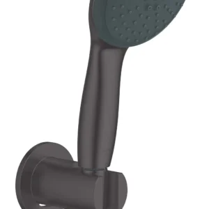 מערכת רחצה למקלחת עם נק' מים TEMPESTA 110 שחור מט