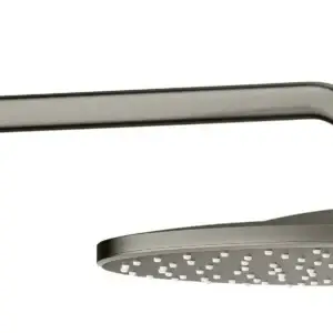 ראש מקלחת עגול + זרוע מקלחת RAINSHOWER גרפיט מוברש