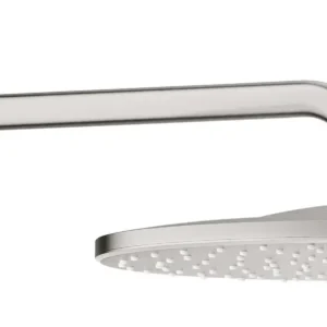 ראש מקלחת עגול + זרוע מקלחת RAINSHOWER כרום מוברש