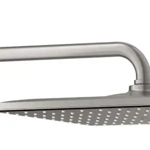 ראש מקלחת מרובע + זרוע מקלחת RAINSHOWER כרום מוברש