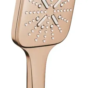 מקלח יד 3 מצבים מרובע 13 ס"מ SMARTACTIVE זהב אדום מוברש