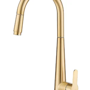 ברז מטבח נשלף גבוה CAESAR זהב AQUILA