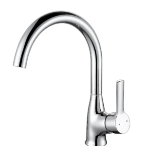 ברז פרח מעוגל נמוך KURIZA כרום ניקל AQUILA