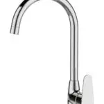 ברז פרח מעוגל גבוה KURIZA כרום ניקל AQUILA