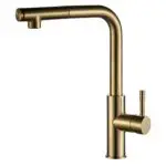 ברז מטבח נשלף CLOD זהב מוברש AQUILA PREMIUM