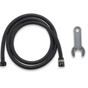 צינור מקלחת נירוסטה נמתח 1.5-1.7 מטר שחור