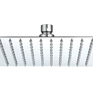 ראש מקלחת מרובע נירוסטה 20X20 ס״מ נויה כרום ניקל