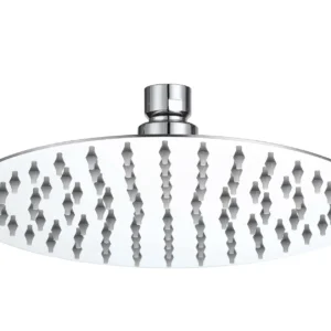 ראש מקלחת עגול נירוסטה 20 ס"מ שיראל כרום ניקל