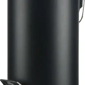 פח אשפה עגול 3 ליטר עם דוושה שחור