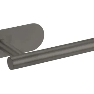 מחזיק נייר טואלט בהדבקה Set & Stick מהודר אפור מטאלי