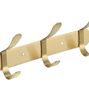 קולב מגבות 3 ווים Set & Stick עגול זהב מוברש