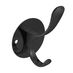 קולב מגבות בודד Set & Stick אפור מטאלי