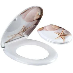 מושב אסלה טריקה שקטה התקנה עילית כוכב ים