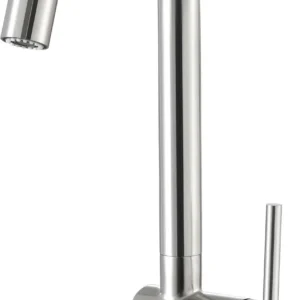 ברז מטבח נשלף SUPREME כרום מוברש AQUILA PREMIUM