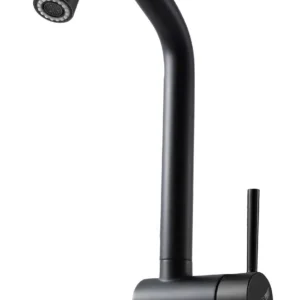 ברז מטבח נשלף SUPREME שחור AQUILA PREMIUM