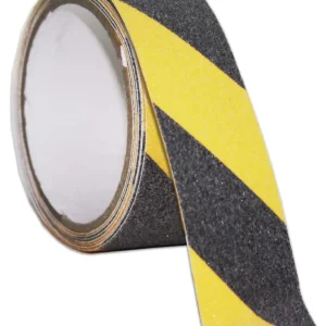 סרט נגד החלקה אנטי סליפ אפור צהוב 18 מטר