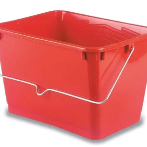 דלי צבע מלבני "10 אדום 12 ל'